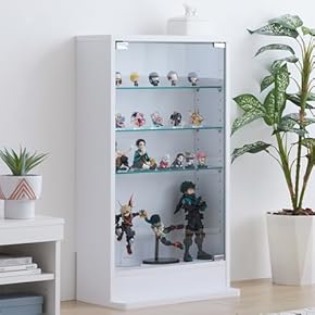 ガラスディスプレイキャビネット(ダイニングルーム家具) 通販 | Amazon